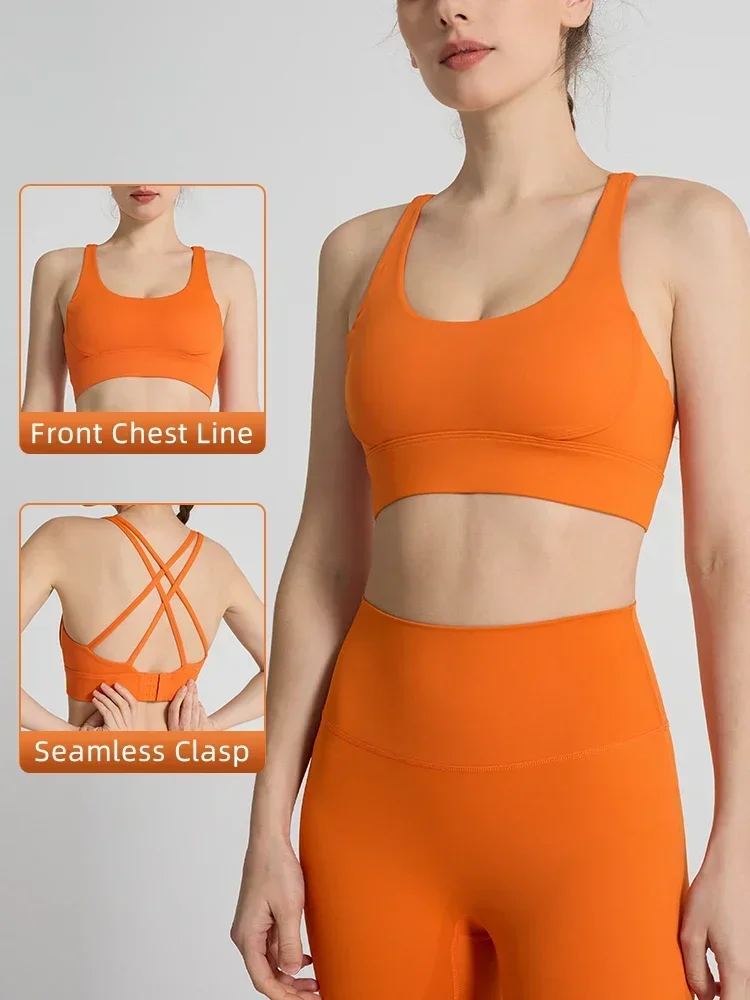 Sports Bra Racerback - Reggiseno sportivo da donna in tinta