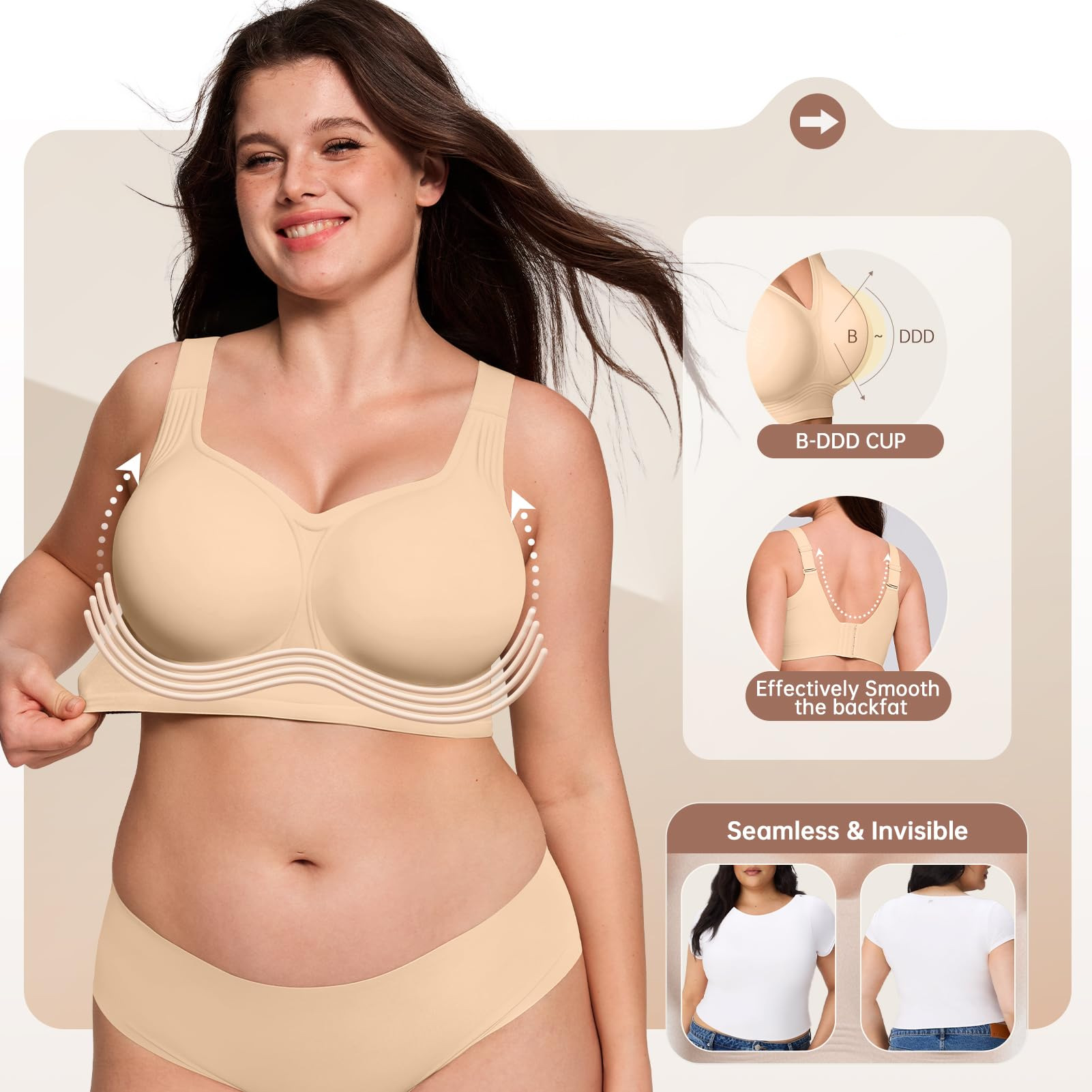 Reggiseno Senza Ferretto Plus  - Underwire Bra Padded recensione e prezzo