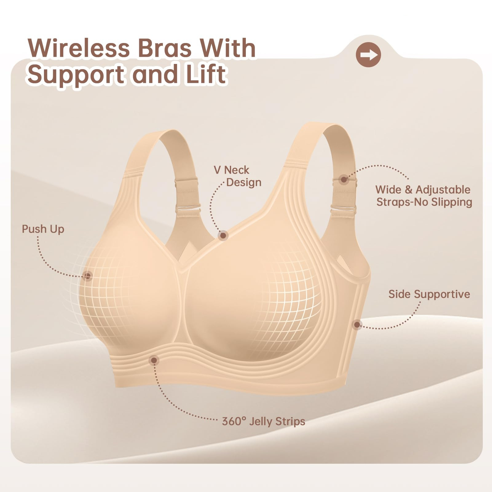 Reggiseno Senza Ferretto Plus  - Underwire Bra Padded recensione e prezzo